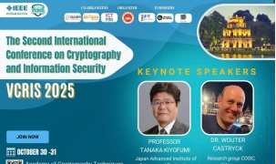 Sắp diễn ra Hội thảo quốc tế VCRIS 2025 về mật mã và an toàn thông tin