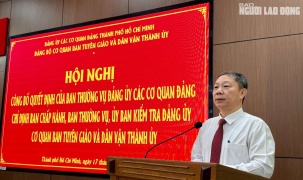 Ông Dương Anh Đức giữ chức Bí thư Đảng ủy cơ quan Ban Tuyên giáo và Dân vận Thành ủy TP HCM