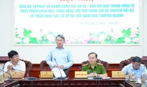Trong năm 2025, Bộ Tư pháp hoàn thành xây dựng 6 cơ sở dữ liệu