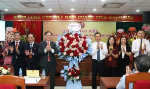 Phó Bí thư Đảng ủy MTTQ, các đoàn thể Trung ương Nguyễn Thái Học dự Đại hội Đảng bộ Liên hiệp các Hội Khoa học và Kỹ thuật Việt Nam