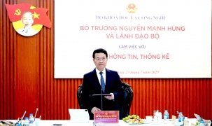 Bộ trưởng Nguyễn Mạnh Hùng kỳ vọng Cục Thông tin, Thống kê trở thành đơn vị tư vấn chính sách, tham mưu chiến lược