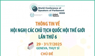 Hội nghị các Chủ tịch Quốc hội thế giới lần thứ 6: Tăng cường vai trò nghị viện trong các công nghệ mới, AI