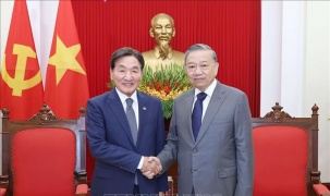 Tổng Bí thư Tô Lâm tiếp Đặc phái viên của Tổng thống Hàn Quốc