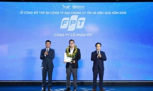 FPT đứng đầu trong Top 50 Công ty đại chúng uy tín và hiệu quả nhất Việt Nam 2025