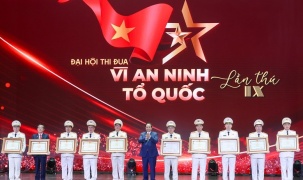 Thủ tướng Phạm Minh Chính dự Đại hội Thi đua 'Vì an ninh Tổ quốc' lần thứ IX