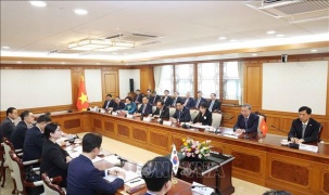 Tổng Bí thư Tô Lâm hội kiến Thủ tướng Hàn Quốc Kim Min Seok
