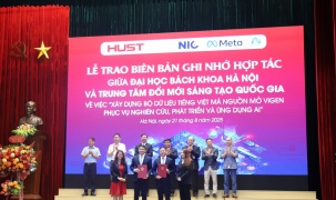 Đại học Bách khoa Hà Nội và NIC ký kết Biên bản ghi nhớ hợp tác thực hiện dự án ViGen