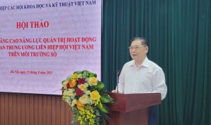 Ứng dụng công nghệ số toàn diện - Nhiệm vụ trọng tâm của VUSTA trong giai đoạn mới
