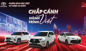 Toyota Việt Nam ra mắt phiên bản đặc biệt kỷ niệm 30 năm thành lập cũng nhiều ưu đãi hấp dẫn trong tháng 9