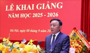 Thường trực Ban Bí thư Trần Cẩm Tú dự khai giảng năm học mới của Học viện Chính trị quốc gia Hồ Chí Minh