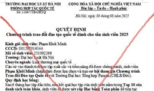 Bộ GD&ĐT cảnh báo thông tin giả về học bổng, tài trợ du học