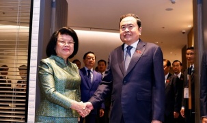Chủ tịch Quốc hội Trần Thanh Mẫn gặp song phương các nhà lãnh đạo trong khuôn khổ AIPA 46