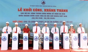 Đà Nẵng khởi công hàng loạt dự án, công trình, với tổng số vốn đầu tư gần 100 nghìn tỷ đồng