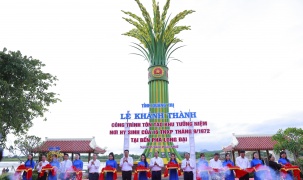 Khánh thành Khu tưởng niệm thanh niên xung phong hy sinh tại bến phà Long Đại