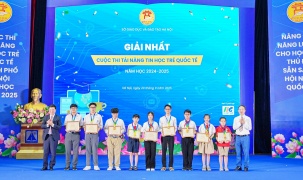 Hà Nội vinh danh 223 học sinh đoạt giải cuộc thi tin học trẻ