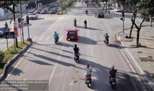 Camera AI phát hiện gần 1.800 trường hợp vi phạm giao thông trong 12 giờ