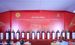 Thủ tướng dự lễ khởi công 2 dự án có tổng vốn 182 nghìn tỷ đồng tại Hải Phòng
