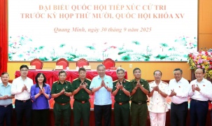 Tổng Bí thư Tô Lâm tiếp xúc cử tri Đơn vị bầu cử số 10, thành phố Hà Nội