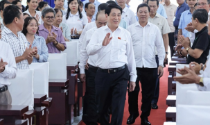 Chủ tịch nước Lương Cường tiếp xúc cử tri TPHCM