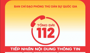 Kêu gọi người dân gọi ngay tổng đài 112 khi gặp tình huống khẩn cấp về sự cố thiên tai