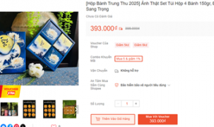 Người Việt mua gần 800.000 bánh Trung thu trên sàn thương mại điện tử trong một tháng