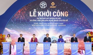 Hà Nội đồng loạt khởi công các công trình trọng điểm
