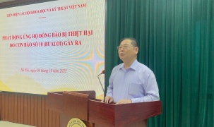 Đoàn Chủ tịch Liên hiệp Hội Việt Nam phát động ủng hộ đồng bào bị thiệt hại do bão số 10