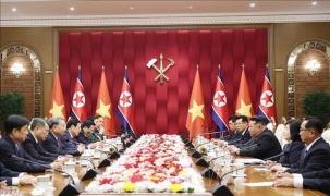 Tổng Bí thư Tô Lâm hội đàm với Tổng Bí thư, Chủ tịch Quốc vụ Triều Tiên Kim Jong Un