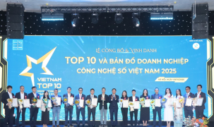 Doanh nghiệp được vinh danh Top 10 Doanh nghiệp Công nghệ số Việt Nam 2025 mang lại doanh thu 6,5 tỷ Đô
