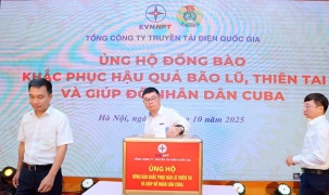 EVNNPT quyên góp ủng hộ đồng bào khắc phục hậu quả bão lũ, thiên tai