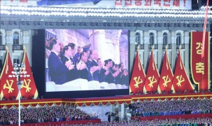 Tổng Bí thư Tô Lâm dự Lễ duyệt binh kỷ niệm 80 năm thành lập Đảng Lao động Triều Tiên