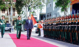 Tổng Bí thư Tô Lâm dự Lễ kỷ niệm 80 năm Ngày truyền thống Lực lượng vũ trang Quân khu 4