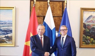 Tổng Bí thư Tô Lâm hội kiến Thủ tướng Phần Lan Petteri Orpo