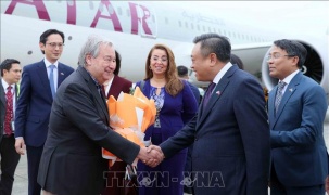 Tổng Thư ký Liên Hợp Quốc António Guterres bắt đầu thăm chính thức Việt Nam
