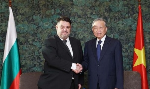 Tổng Bí thư Tô Lâm tiếp Chủ tịch Đảng Xã hội chủ nghĩa Bulgaria và đại diện các đảng cánh tả Bulgaria