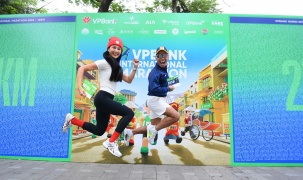 Dàn trai xinh, gái đẹp, người nổi tiếng tụ hội tại VPBank Hanoi International Marathon 2025