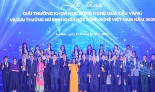 Trao Giải thưởng Quả Cầu Vàng và vinh danh 20 nữ sinh Khoa học công nghệ Việt Nam năm 2025