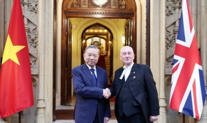 Tổng Bí thư Tô Lâm hội kiến Chủ tịch Hạ viện Anh Lindsay Hoyle