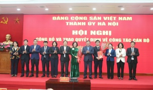 Thành ủy Hà Nội công bố các quyết định về công tác cán bộ tại Ủy ban MTTQ Việt Nam Thành phố
