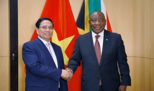 Thủ tướng Phạm Minh Chính và Tổng thống Nam Phi tuyên bố nâng cấp quan hệ song phương lên Đối tác Chiến lược