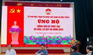 Xã Ứng Thiên đồng lòng hưởng ứng Lời kêu gọi của Chủ tịch Ủy ban Trung ương MTTQ Việt Nam