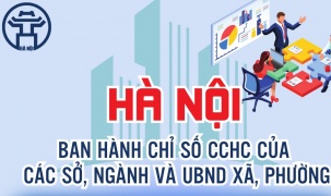 Hà Nội ban hành Chỉ số cải cách hành chính của các sở, ngành và UBND xã, phường