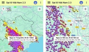 Ứng dụng cung cấp thông tin cảnh báo sạt lở, lũ quét theo thời gian thực