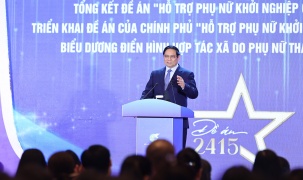 Thủ tướng: Phụ nữ Việt Nam ‘3 tiên phong’, ‘5 làm chủ’ trong khởi nghiệp sáng tạo