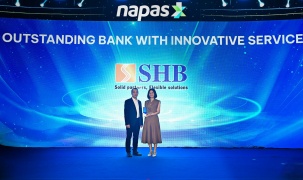 SHB nhận giải Ngân hàng xuất sắc về đổi mới sáng tạo, thúc đẩy tương lai thanh toán không tiền mặt