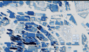 Bản đồ 3D khổng lồ hiển thị gần như mọi tòa nhà trên Trái Đất