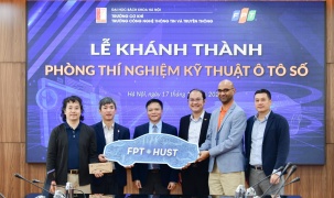 Đại học Bách khoa Hà Nội và FPT khánh thành phòng thí nghiệm Kỹ thuật Ô tô số