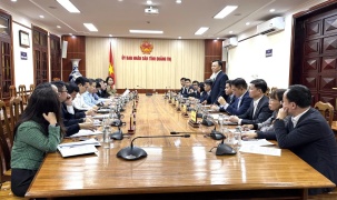 UBND tỉnh làm việc với Công ty Cổ phần Bia - Rượu - Nước giải khát Hà Nội