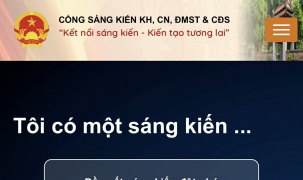 Tiếp nhận hơn 1.000 sáng kiến trên Cổng Sáng kiến KHCN và đổi mới sáng tạo