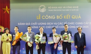 Công bố 5 doanh nghiệp có dịch vụ chứng thực chữ ký số tốt nhất năm 2025